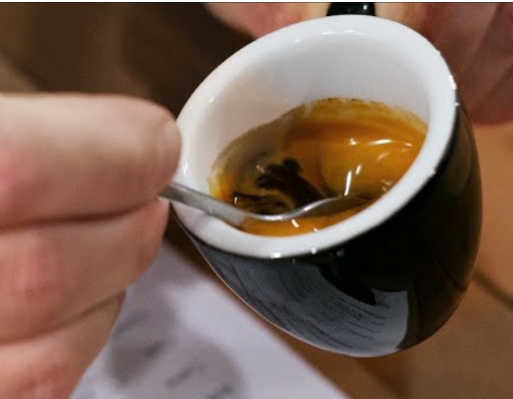 A cup of single-origin Colombian coffee